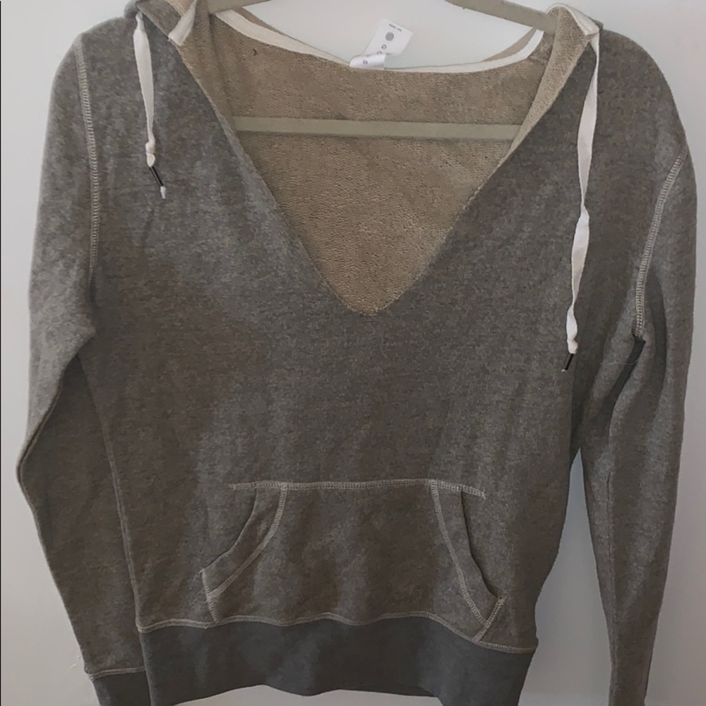 Women’s simple pullover hoodie sweater gray - Picture 1 of 3